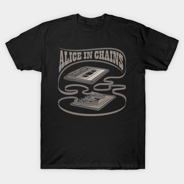 Alice In Chains Exposed Cassette T-Shirt by Vector Empire